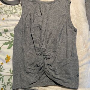 Lululemon cropped twist front tank top